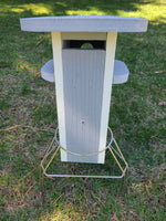 Load image into Gallery viewer, White and Gray Recycled Plastic Birdhouse
